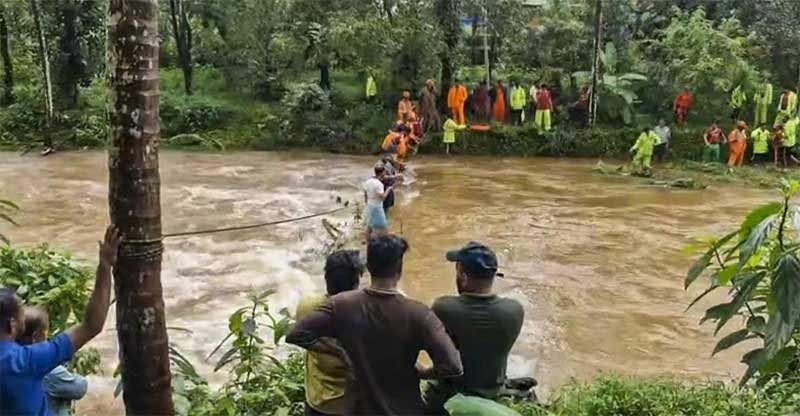 கேரள  மழை, வெள்ளத்தில் பலியானவர்கள் எண்ணிக்கை 20 ஆக உயர்வு